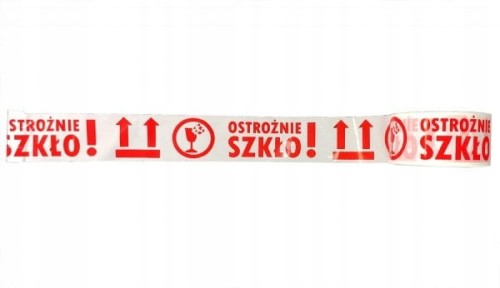 Taśma Pakowa OSTROŻNIE SZKŁO