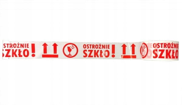 Taśma Pakowa OSTROŻNIE SZKŁO